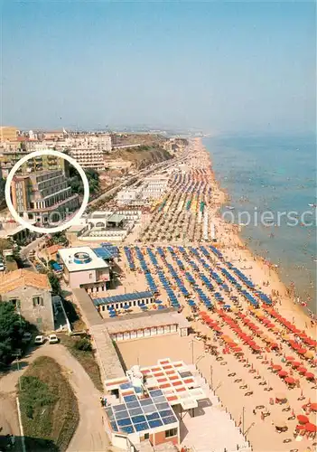 AK / Ansichtskarte Termoli Hotel Rosary Lungomare C Colombo Fliegeraufnahme Termoli