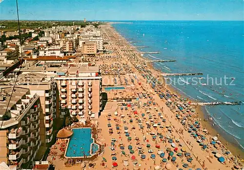 AK / Ansichtskarte Jesolo_Lido Fliegeraufnahme Strand Jesolo Lido