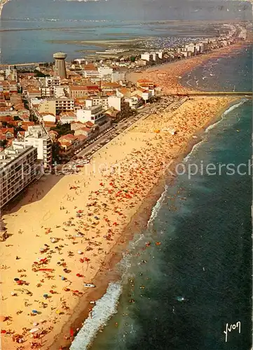 AK / Ansichtskarte Palavas les Flots_Herault Immensite de ses Plages Vue aerienne Palavas les Flots_Herault