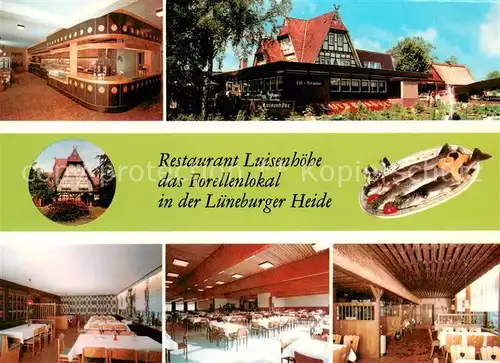 AK / Ansichtskarte Walsrode_Lueneburger_Heide Restaurant Luisenhoehe Forellen Walsrode_Lueneburger_Heide