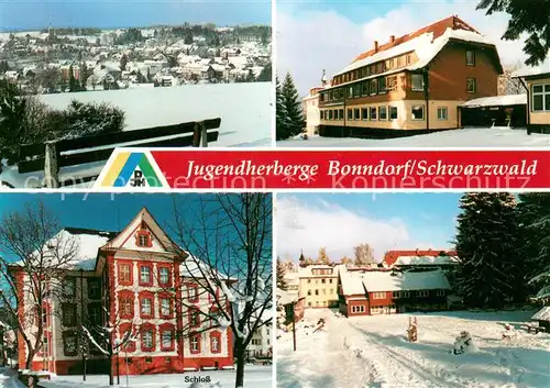 AK / Ansichtskarte Bonndorf_Schwarzwald Jugendherberge Winterpanorama Bonndorf Schwarzwald