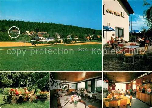 AK / Ansichtskarte Oberbraendi Gasthof Pension Buergerstueble im Schwarzwald Oberbraendi