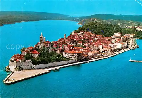 AK / Ansichtskarte Rab_Croatia Halbinsel Fliegeraufnahme Rab_Croatia