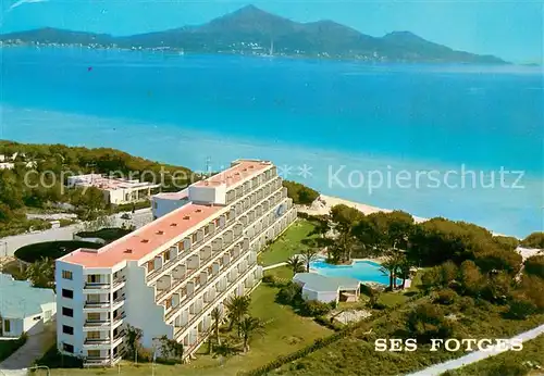 AK / Ansichtskarte Bahia_de_Alcudia Apartotel Ses Fotges vista aerea Bahia_de_Alcudia