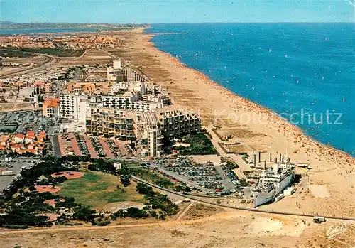 AK / Ansichtskarte Port_Barcares Vue aerienne du Lydia La Sardone Les Argonautes et le Soleil Levante Port Barcares