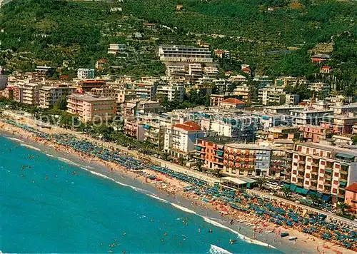 AK / Ansichtskarte Alassio Scorcio panoramico zona ponente visto dall aereo Alassio