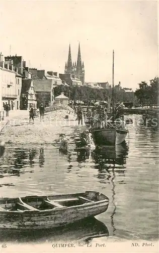 AK / Ansichtskarte Quimper Port Quimper