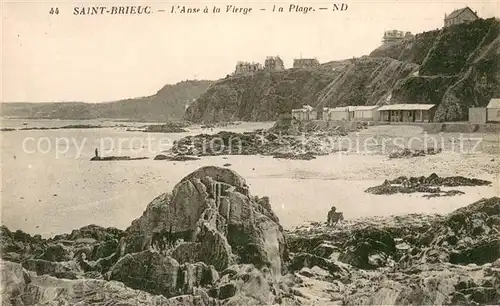 AK / Ansichtskarte Saint Brieuc_Cotes d_Armor Plage Saint Brieuc_Cotes d