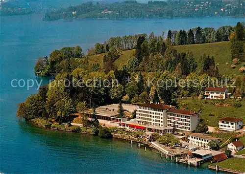 AK / Ansichtskarte Weggis_Vierwaldstaettersee Hotel Hertenstein Ferienparadies Fliegeraufnahme Weggis_Vierwaldstaettersee