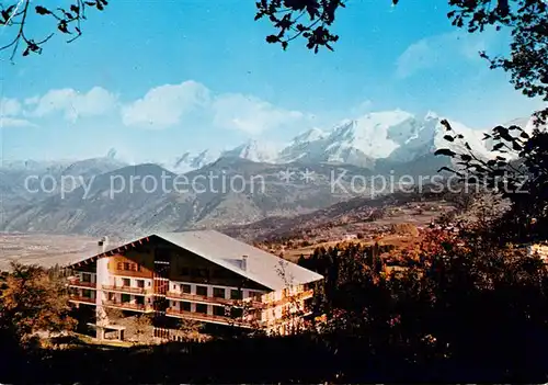 AK / Ansichtskarte Combloux La Grande Cordee Mont Blanc Aiguilles de Chamonix Combloux