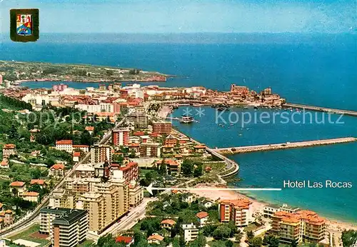 AK / Ansichtskarte Castro Urdiales Hotel Las Rocas vista aerea Castro Urdiales