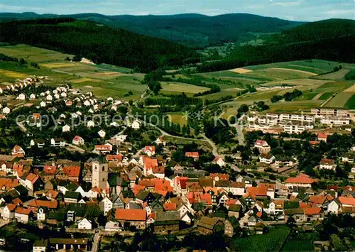 AK / Ansichtskarte Neukirchen_Knuellgebirge Luftkurort Fliegeraufnahme Neukirchen Knuellgebirge