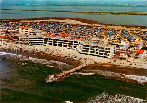 AK / Ansichtskarte Palavas les Flots_Herault Ensemble St Roch Le Camping Vue aerienne Palavas les Flots_Herault