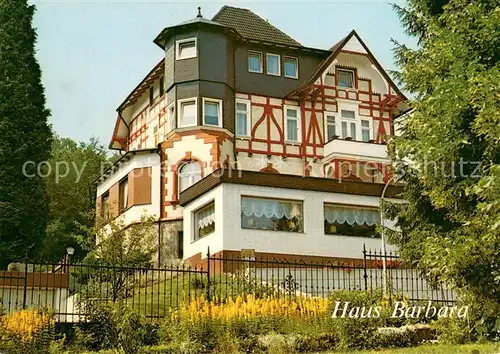 AK / Ansichtskarte Bad_Sachsa_Harz Haus Barbara Bad_Sachsa_Harz