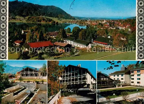 AK / Ansichtskarte Schliersee Panorama AOK Rehabilitationsheim Leitenmuehle See Schliersee