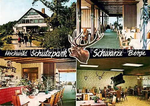 AK / Ansichtskarte Vahrendorf_Siedlung Wildpark Restaurant Schwarze Berge Hochwild Schutzpark Hirsch Vahrendorf Siedlung