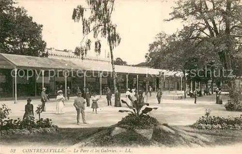 AK / Ansichtskarte Contrexeville_Vosges La Parc les Galeries Contrexeville_Vosges