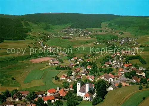 AK / Ansichtskarte Herrischried Luftkurort Wintersportgebiet Fliegeraufnahme Herrischried