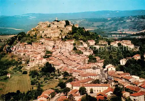 AK / Ansichtskarte Cordes sur Ciel Vue generale aerienne Cordes sur Ciel