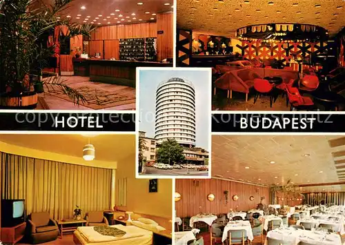 AK / Ansichtskarte Budapest Hotel Budapest Gastraeume Budapest