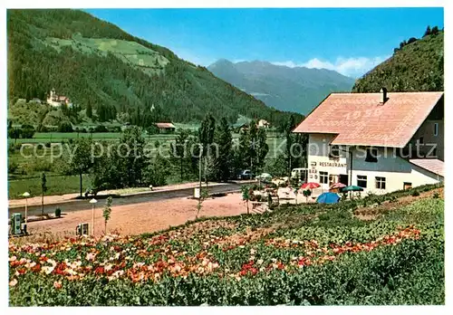 AK / Ansichtskarte Sterzing_Suedtirol Gasthof Restaurant Burgfrieden Schloss Sprechenstein Sterzing Suedtirol