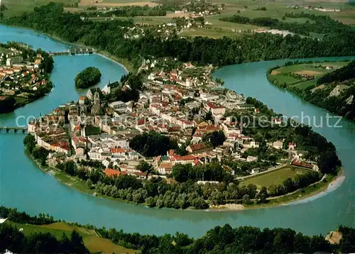 AK / Ansichtskarte Wasserburg_Inn Fliegeraufnahme Wasserburg Inn