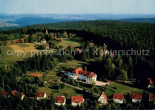 AK / Ansichtskarte Freudenstadt Sanatorium Hohenfreudenstadt Luftkurort im Schwarzwald Fliegeraufnahme Freudenstadt