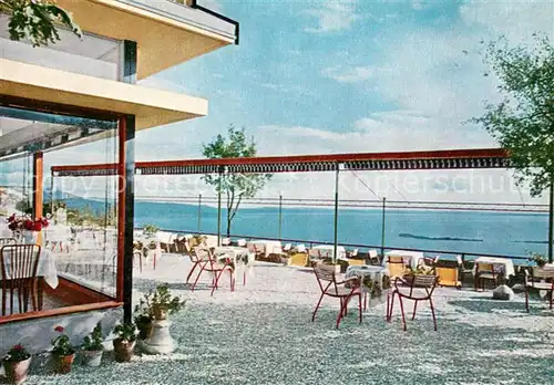 AK / Ansichtskarte Gardone_Garda Albergo San Michele Terrasse Gardasee 