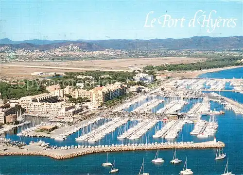 AK / Ansichtskarte Hyeres_les_Palmiers Vue aerienne du Port Hyeres_les_Palmiers