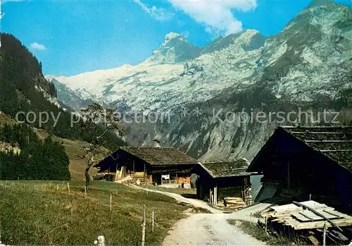 AK / Ansichtskarte Grand Bornand_Le Vieux chalets et la Pointe Percee Grand Bornand_Le