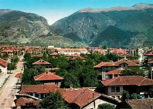 AK / Ansichtskarte Karlovo_Bulgaria Stadtpanorama Berge 