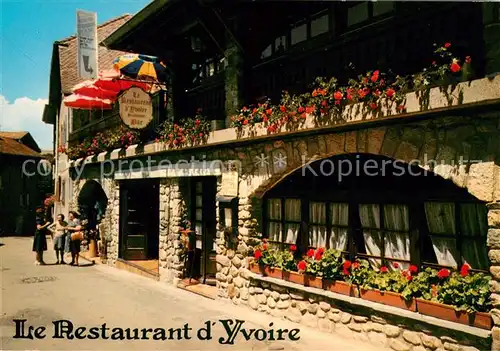 AK / Ansichtskarte Yvoire Restaurant d Yvoire Yvoire