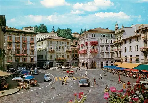 AK / Ansichtskarte Lugano_Lago_di_Lugano Piazza Riforma Lugano_Lago_di_Lugano