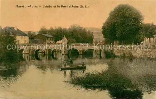 AK / Ansichtskarte Bar sur Aube L Aube et Pont d Aube Bar sur Aube