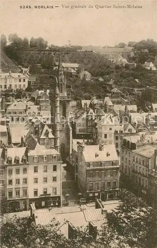 AK / Ansichtskarte Morlaix Vue generale du Quartier Sainte Melaine Morlaix