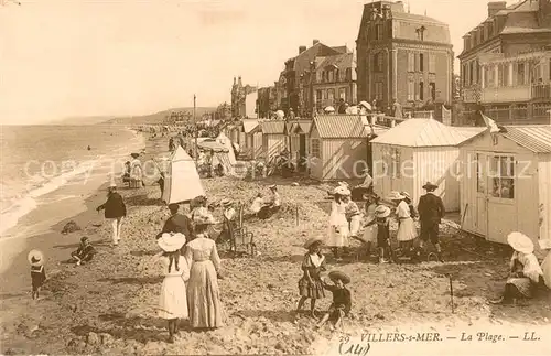 AK / Ansichtskarte Villers sur Mer La plage Villers sur Mer