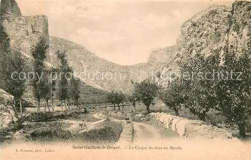 AK / Ansichtskarte Saint Guilhem le Desert Le cirque du bout du monde Saint Guilhem le Desert