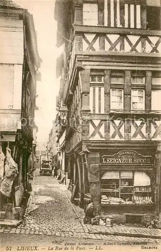 AK / Ansichtskarte Lisieux Rue de la Paix Lisieux