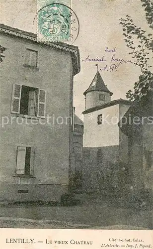 AK / Ansichtskarte Lentilly Le vieux chateau Lentilly