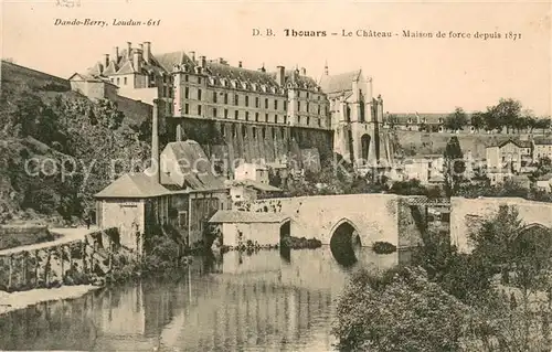 AK / Ansichtskarte Thouars_ Deux Sevres Chateau Maison de force depuis 1871 