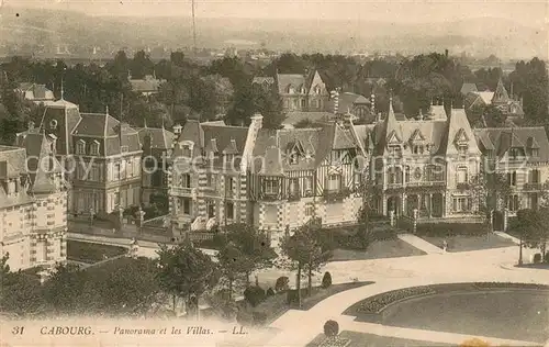 AK / Ansichtskarte Cabourg Panorama et les villas Cabourg