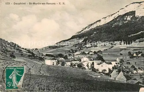 AK / Ansichtskarte Saint Martin en Vercors Vue generale Saint Martin en Vercors