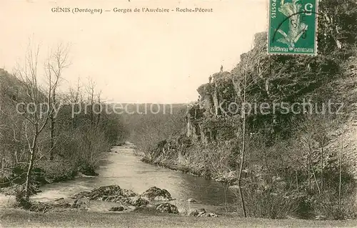 AK / Ansichtskarte Genis Gorges de lAuvezere Roche Pecout Genis