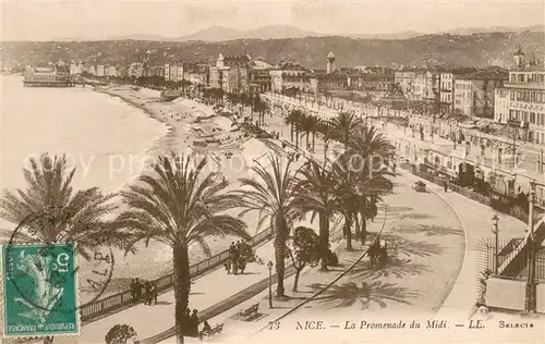 AK / Ansichtskarte Nice_Alpes_Maritimes La Promenade du Midi Nice_Alpes_Maritimes