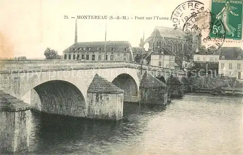 AK / Ansichtskarte Montereau Fault Yonne Pont sur l Yonne Montereau Fault Yonne