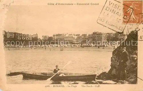 AK / Ansichtskarte Dinard_Ille_et_Vilaine_Bretagne La plage Dinard_Ille