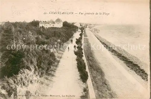 AK / Ansichtskarte Chatelaillon Plage Vue generale de la plage Chatelaillon Plage