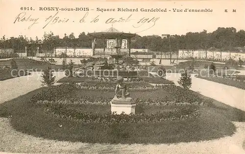 AK / Ansichtskarte Rosny sous Bois Square Richard Gardebled Vue d ensemble Rosny sous Bois