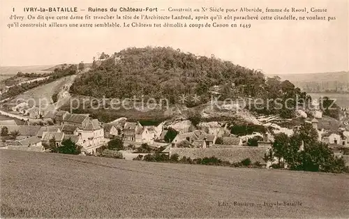 AK / Ansichtskarte Ivry la Bataille Ruines du Chateau Fort Ivry la Bataille