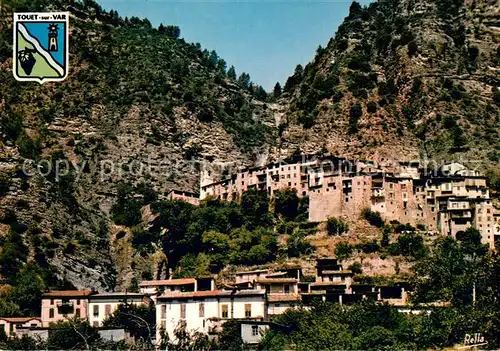 AK / Ansichtskarte Touet sur Var Alpes et point de depart du celebre circuit Gorges rouges du Clans Valberg et Gorges rouges de Daluis Touet sur Var